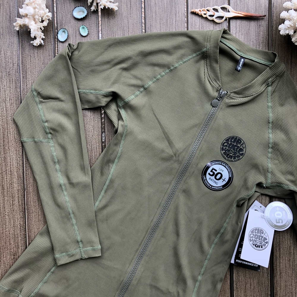 🌴🔆RIP CURL- PREMIUM ZIP UP RASH GURAD🔆🌴 - Picture 13 of 13